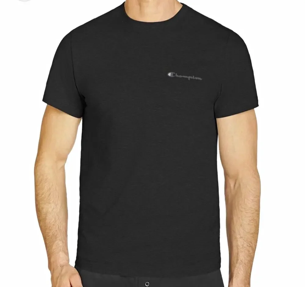 CHAMPION | BOYS Black logo tee Shirt Size M (10/12) BACK TO SCHOOL STEALS!
